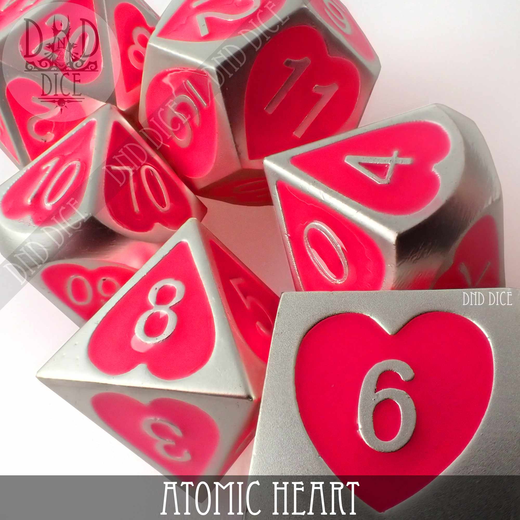 Atomic Heart Metal Dice Set
