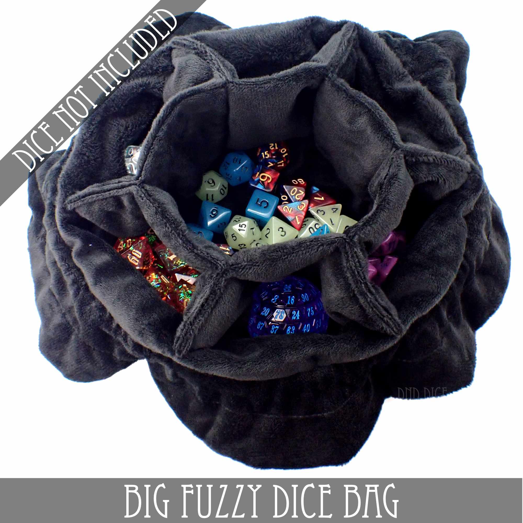 Big Fuzzy Dice Bag (6 Colors)