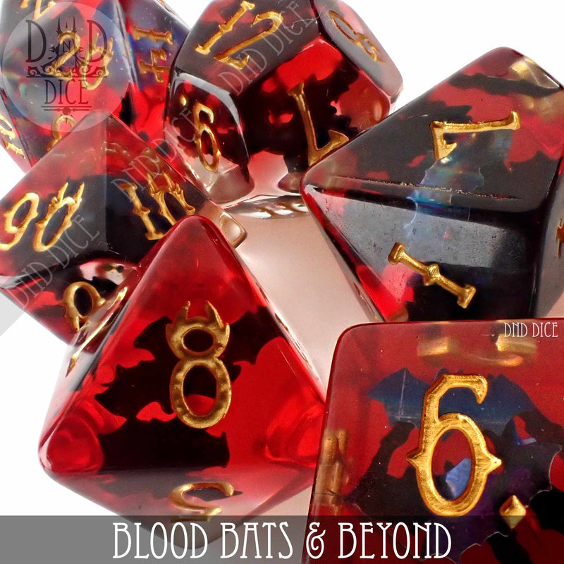 Blood Bats & Beyond 11 Dice Set