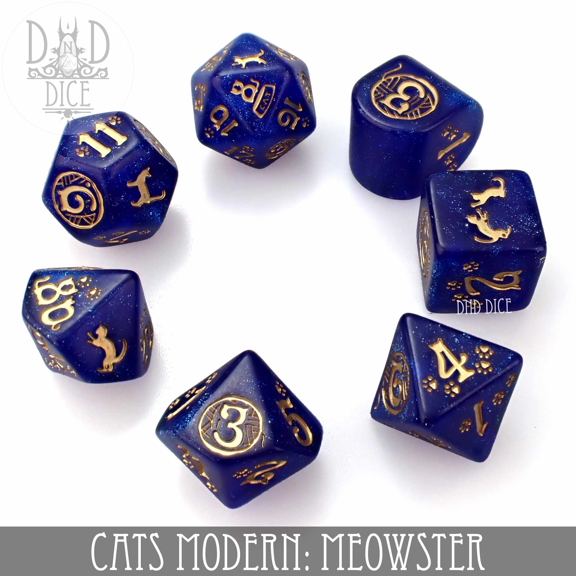 Cats Modern: Meowster Dice Set