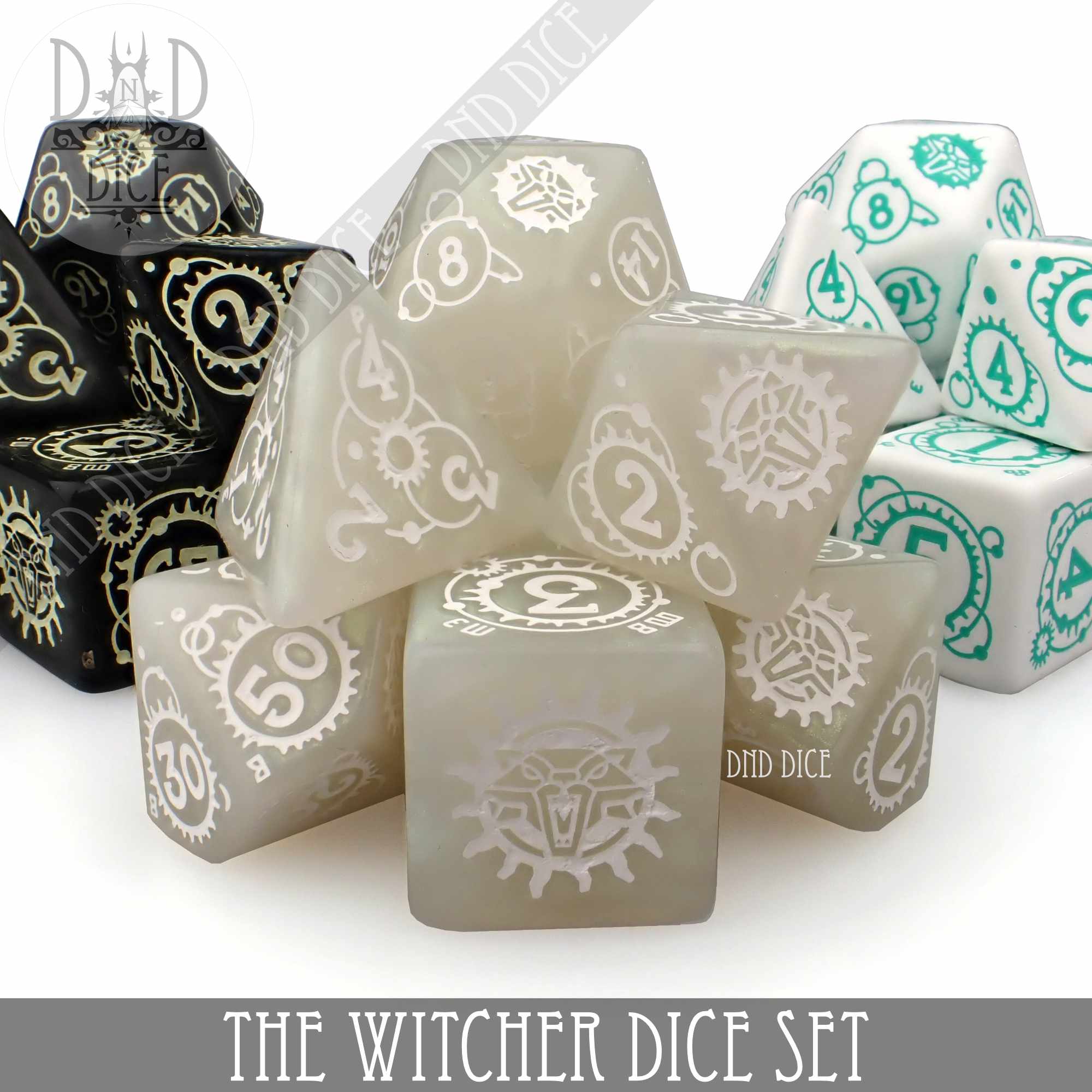 The Witcher Dice Set and Coin - Ciri