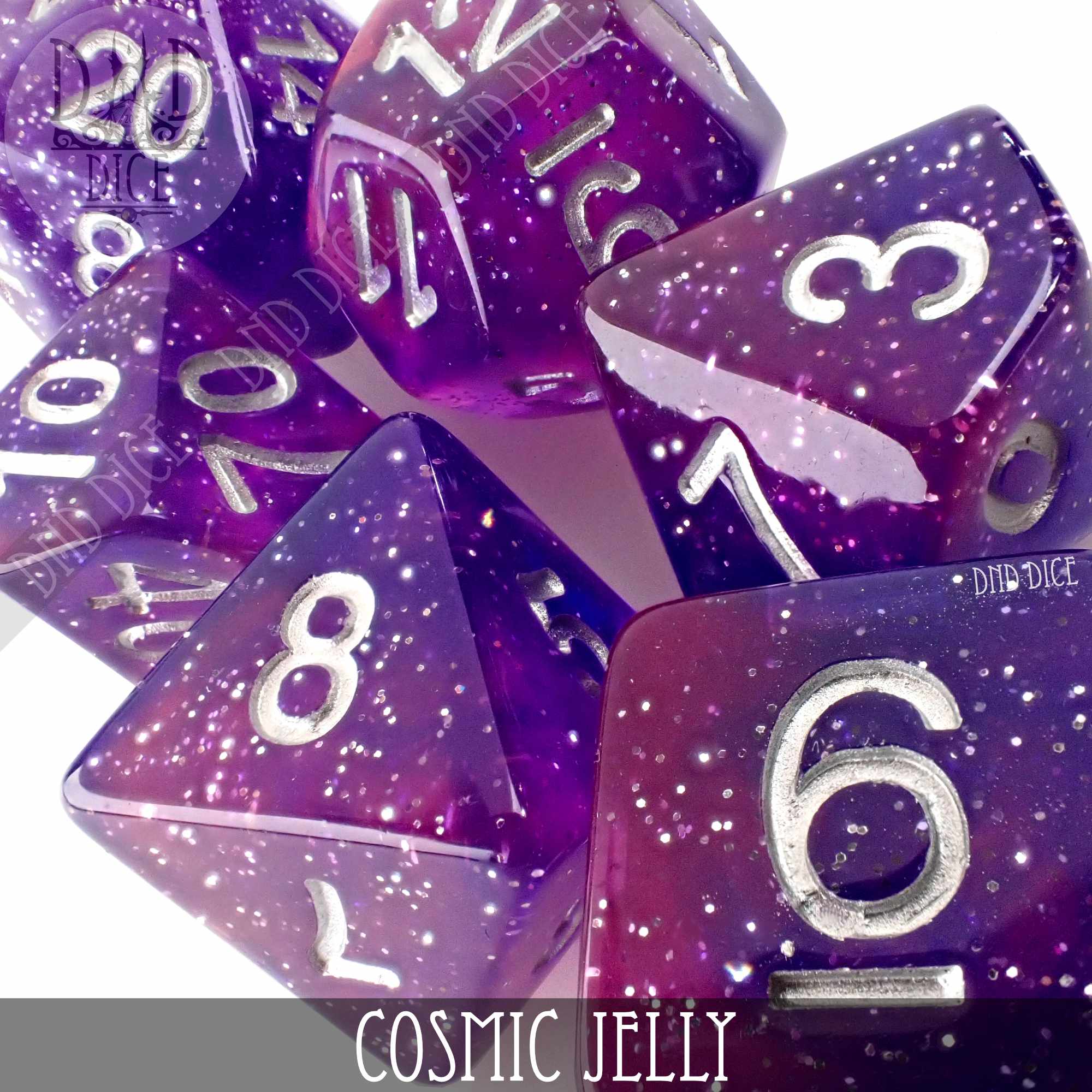 Cosmic Jelly Dice Set