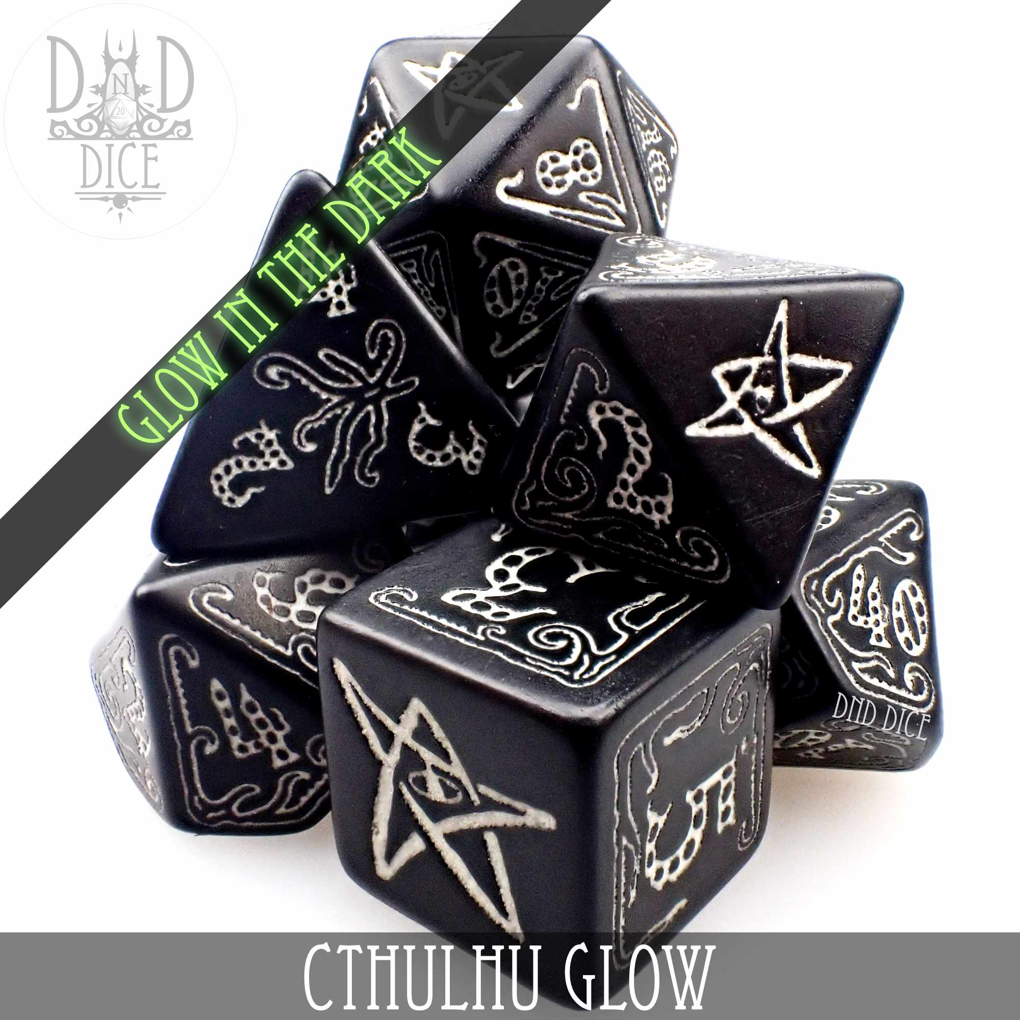 Call of Cthulhu Glow in the Dark Dice Set