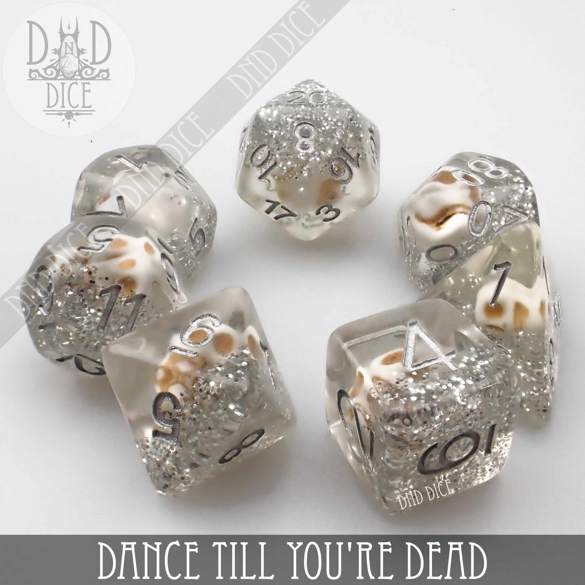 Dance Till You're Dead Dice Set