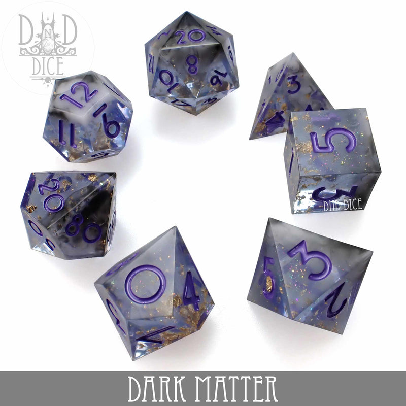 Dark Matter Handmade Dice Set