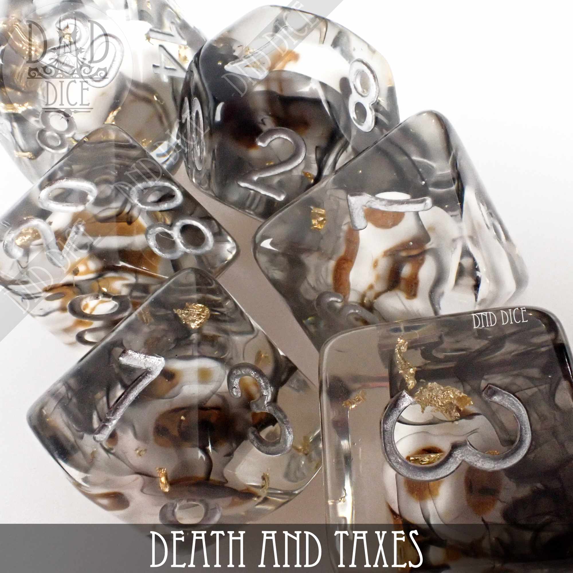 Death and Taxes Dice Set