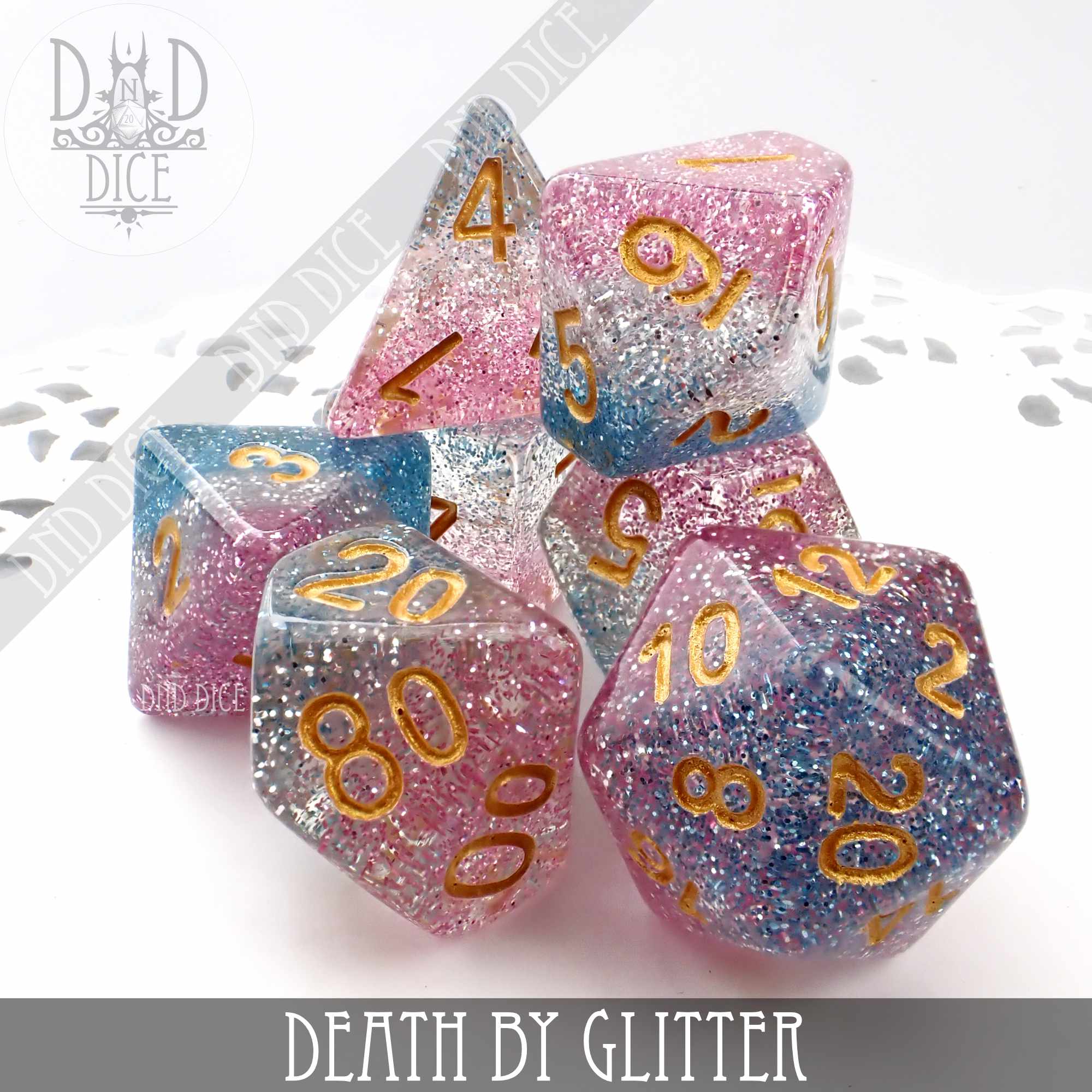 Death By Glitter Dice Set