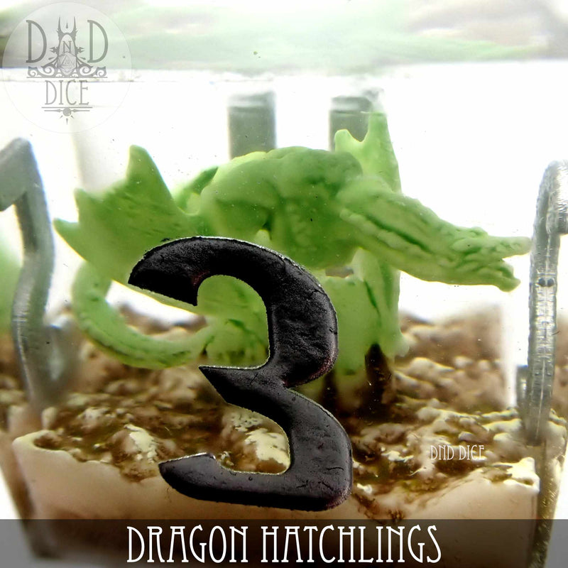 Dragon Hatchlings Handmade Dice Set