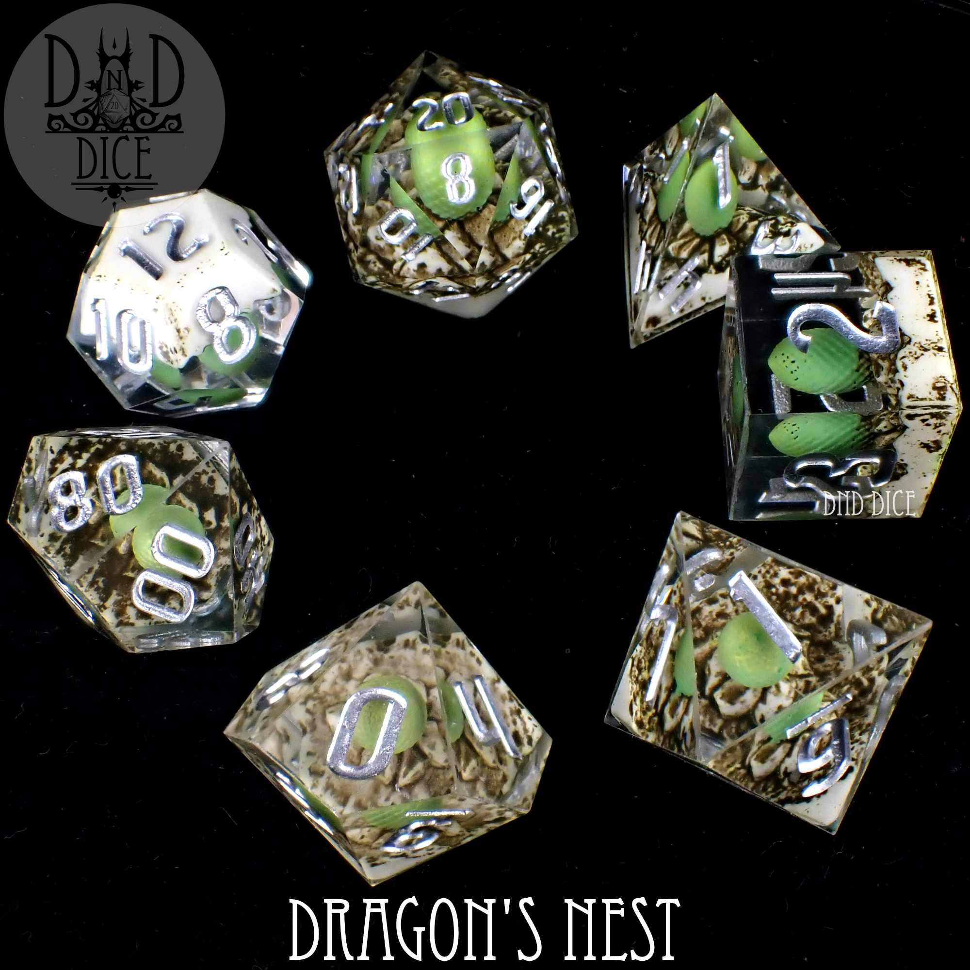 Dragon's Nest Handmade Dice Set
