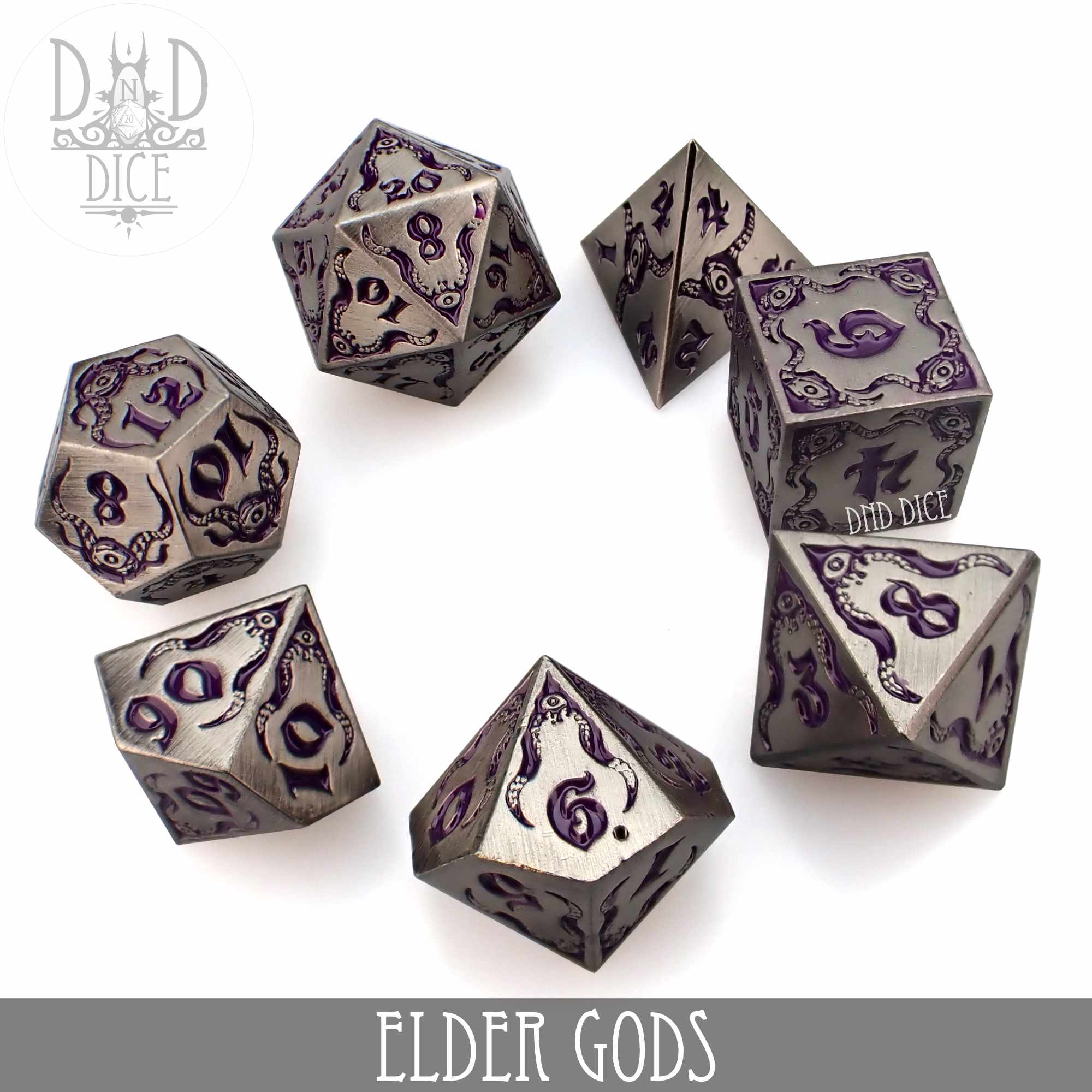 Elder Gods Metal Dice Set