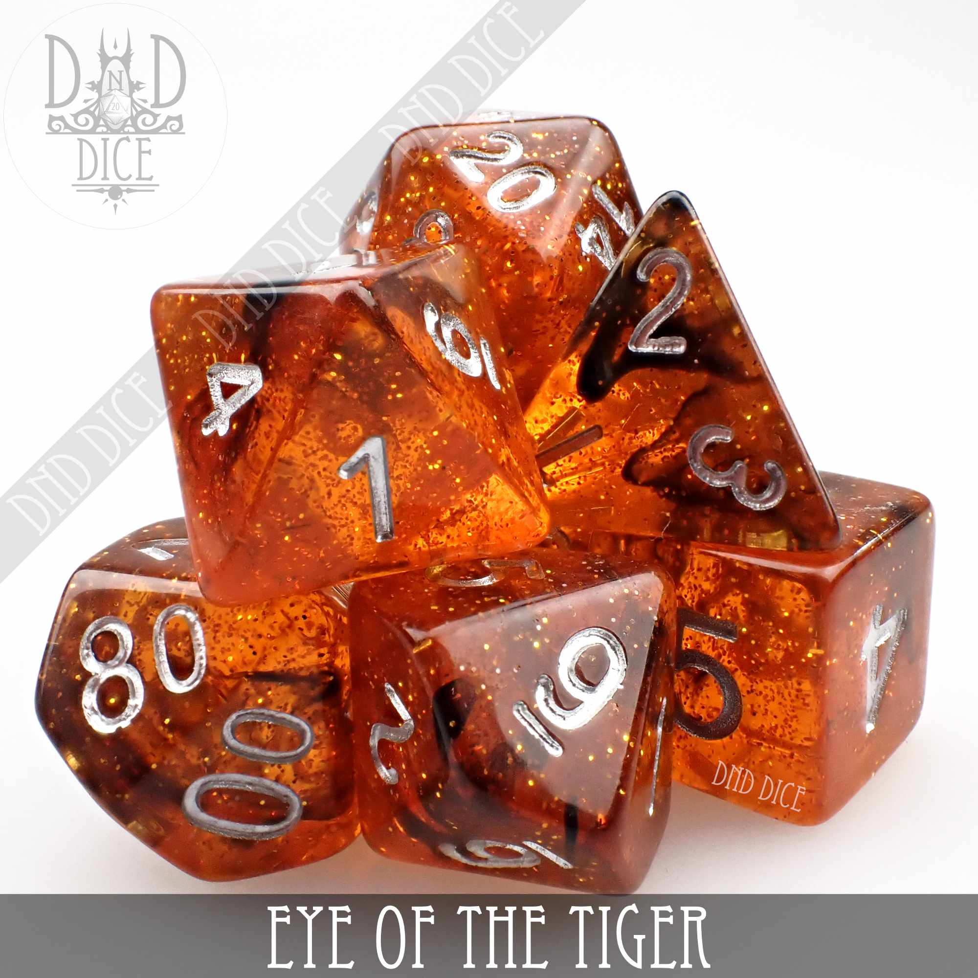 Eye of the Tiger Dice Set
