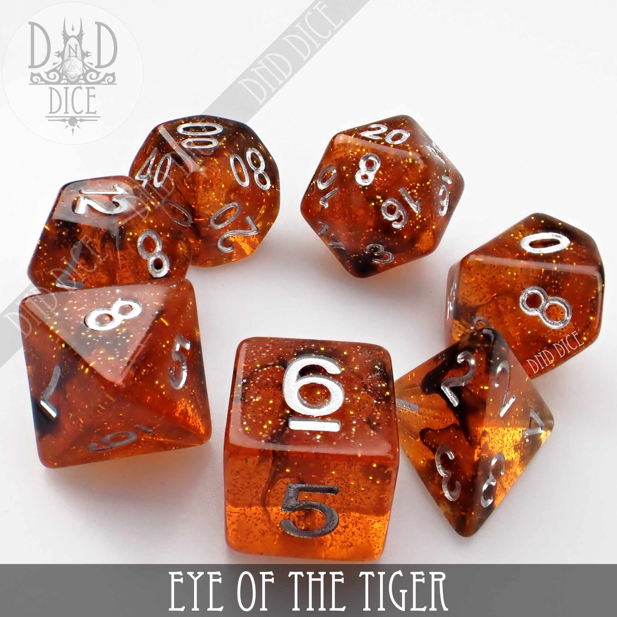 Eye of the Tiger Dice Set