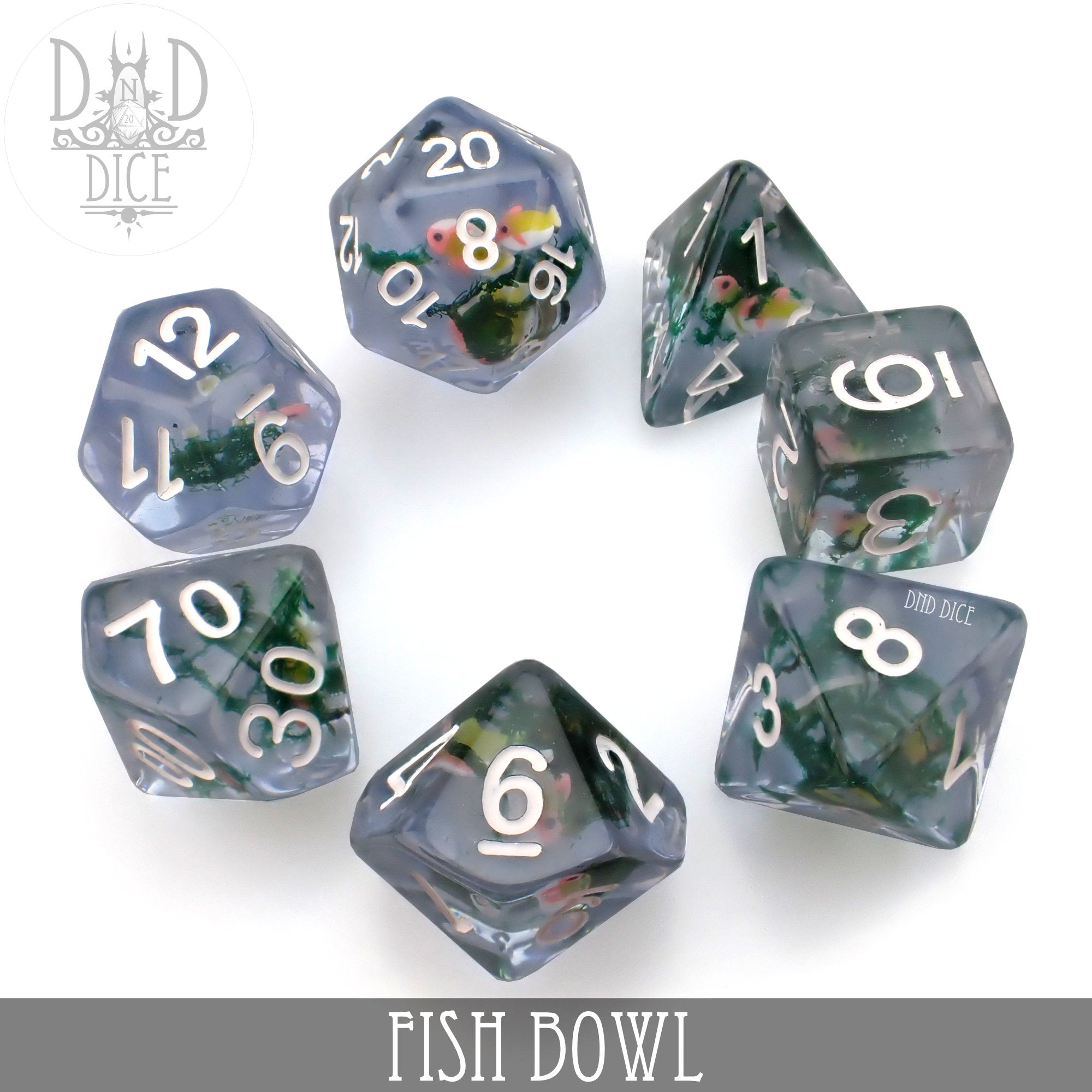 Fish Bowl Dice Set