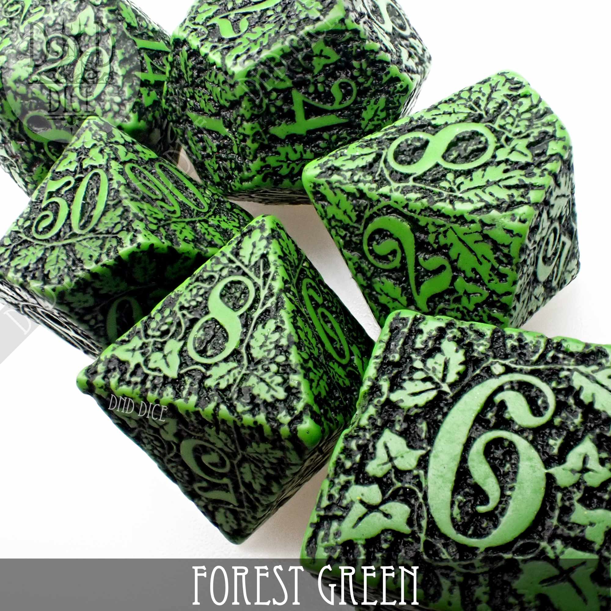 Forest Jungle Green Dice Set