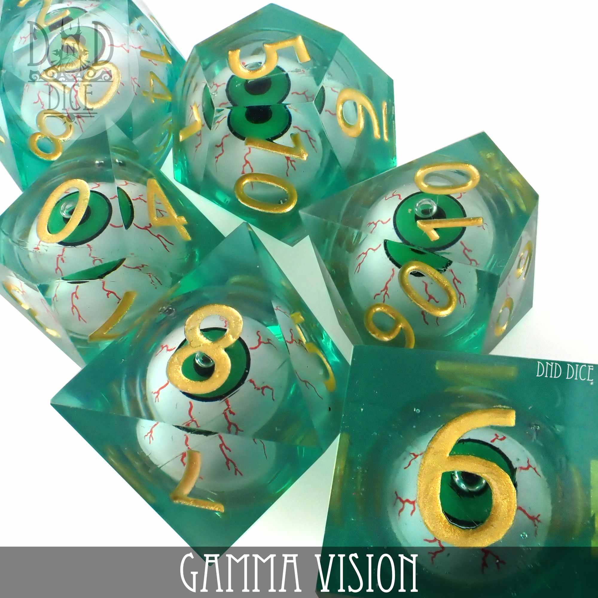 Gamma Vision Liquid Core Dice Set