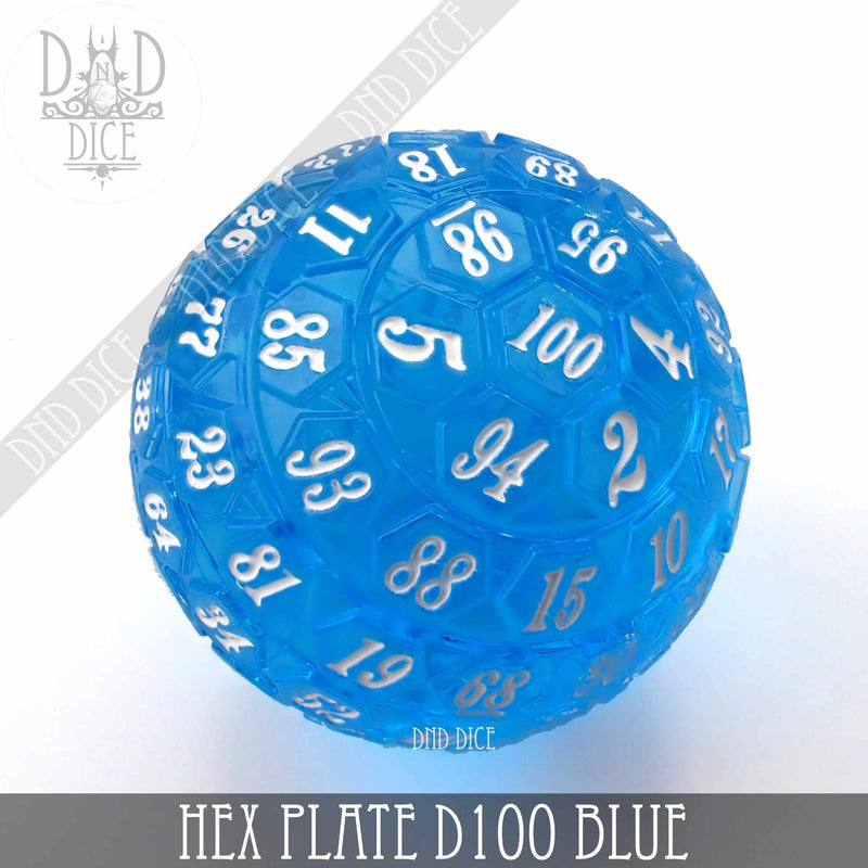 Hex Plate D100 Blue (45mm)
