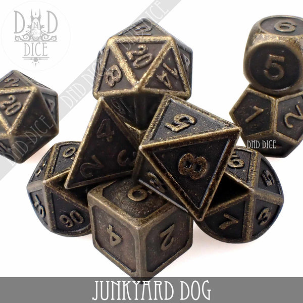 Junkyard Dog 10 Dice Metal Set