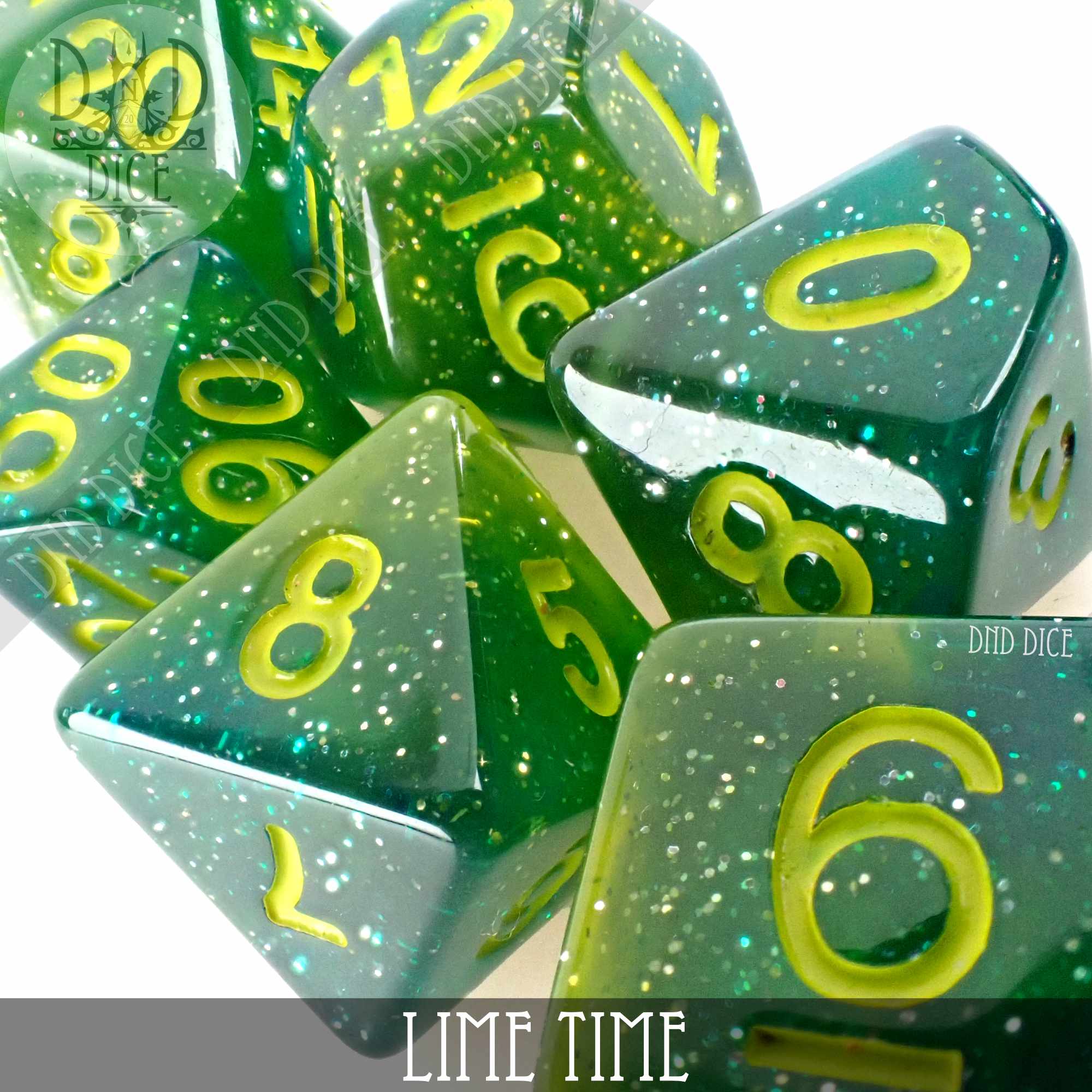 Lime Time Dice Set