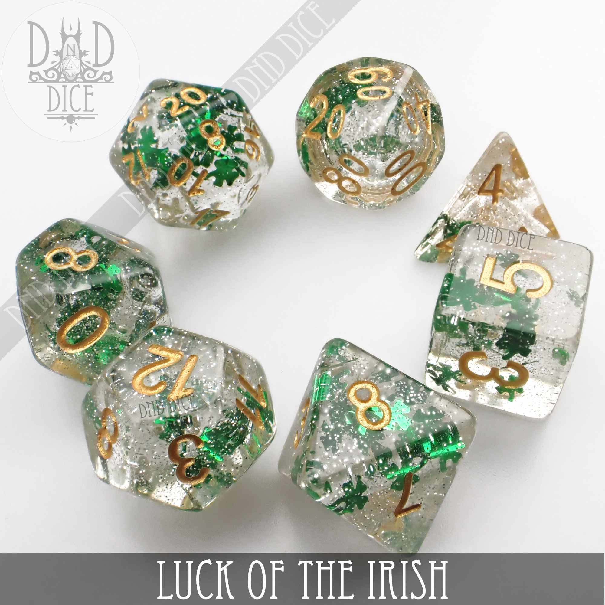 Luck of the Irish Dice Set