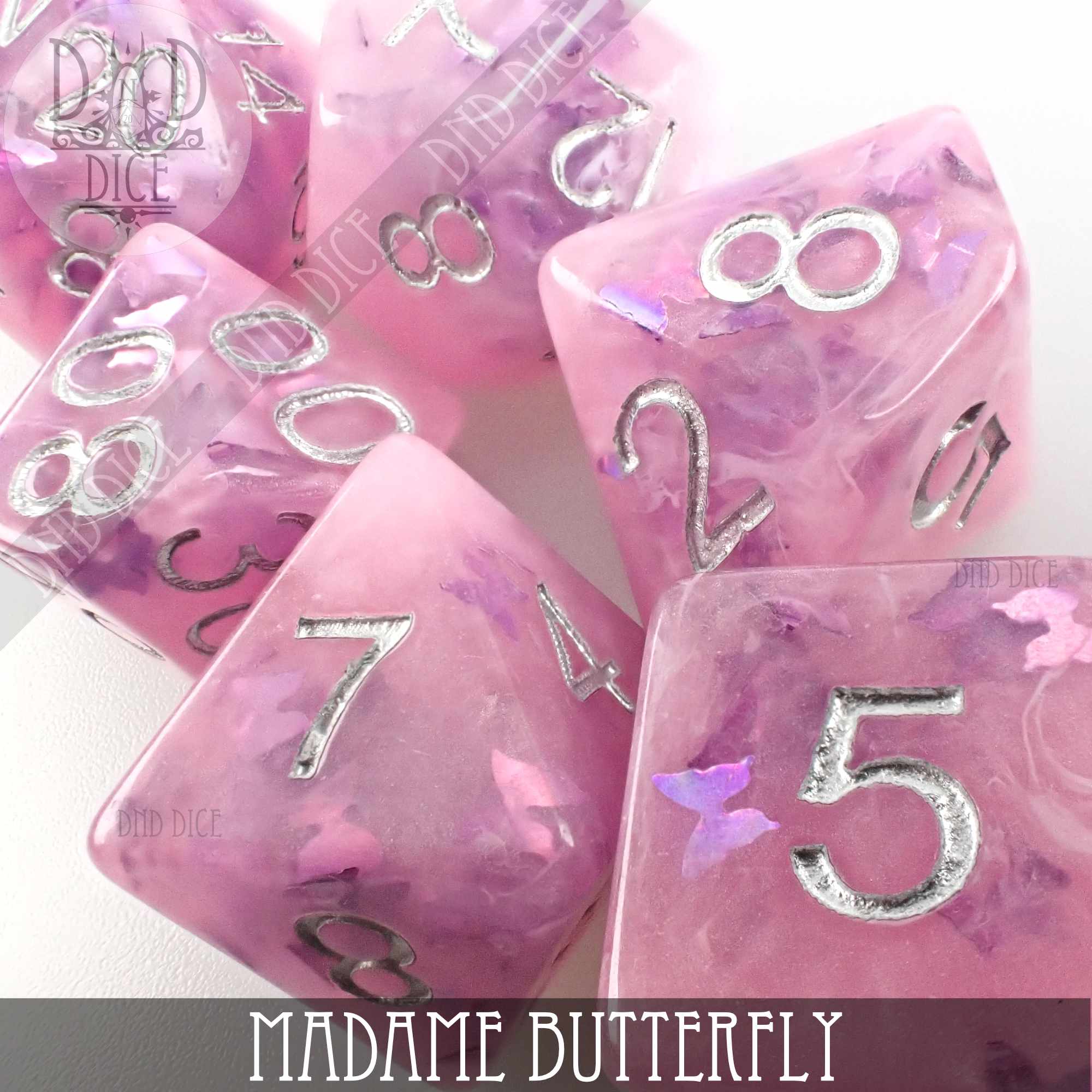 Madame Butterfly Dice Set