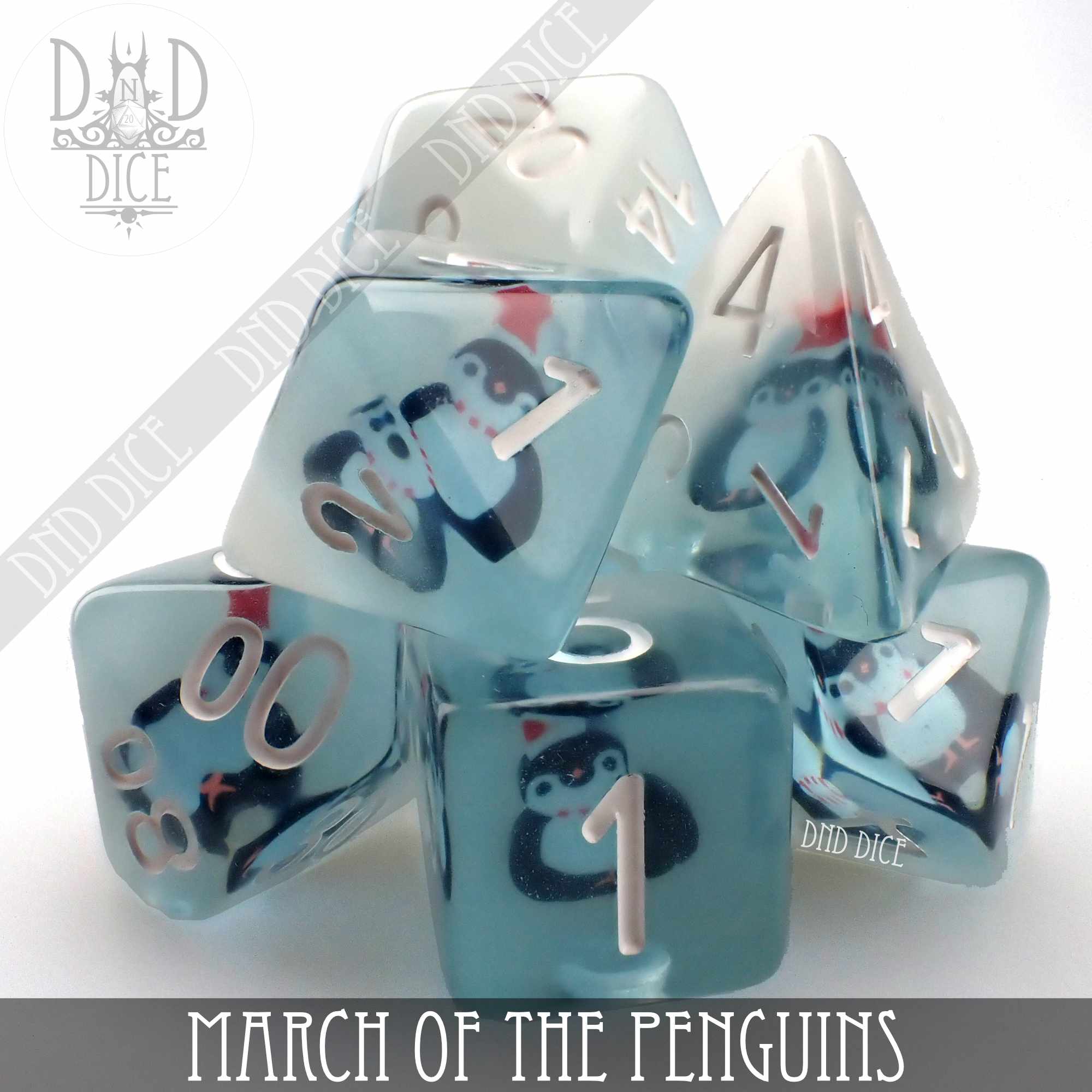 March of the Penguins Dice Set