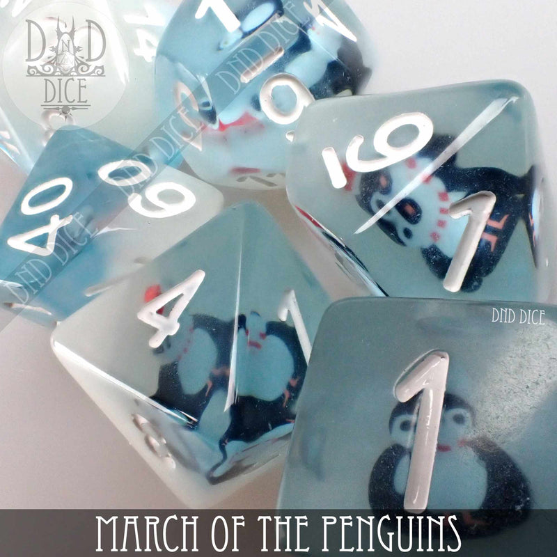 March of the Penguins Dice Set