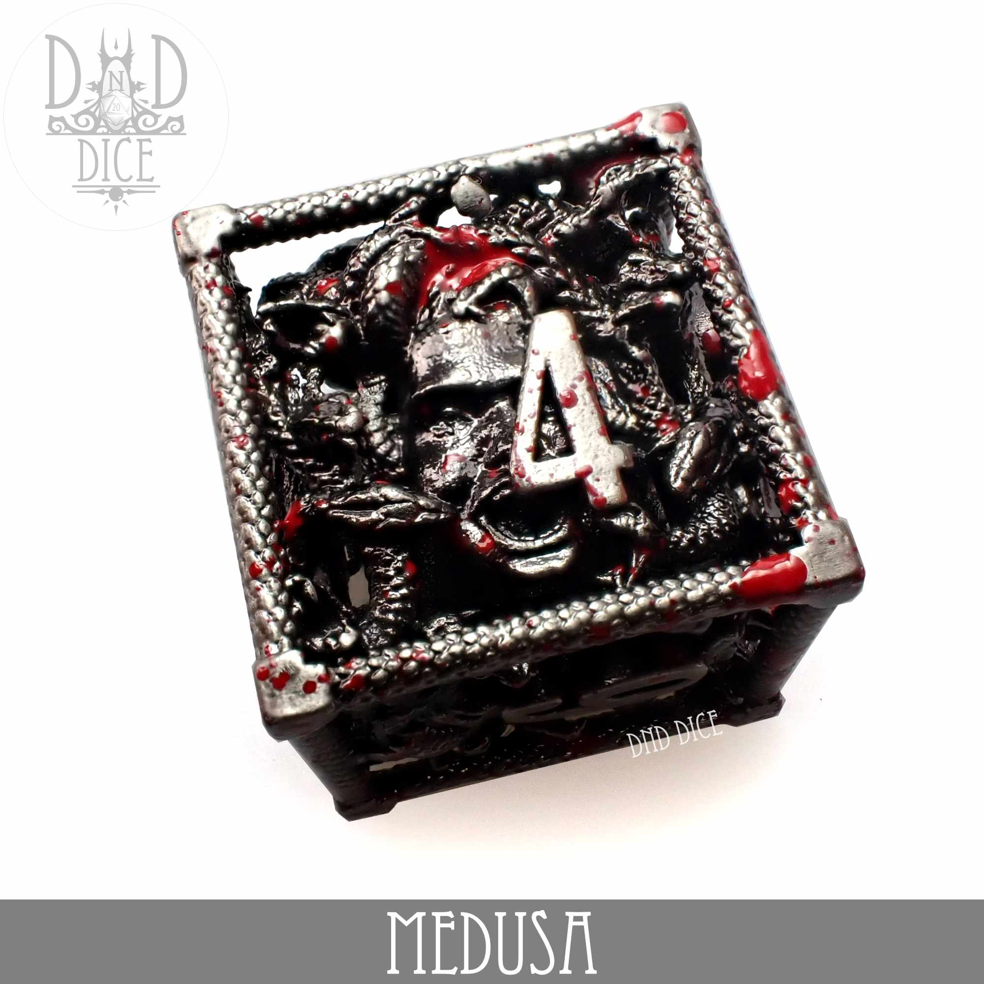 Medusa Hollow Metal Dice Set (Gift Box)