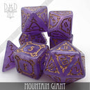 Mountain Giant Dice Set Oversize