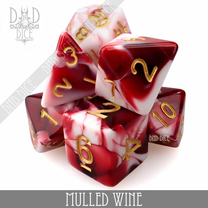 Mulled Wine 7 or 11 Dice Set