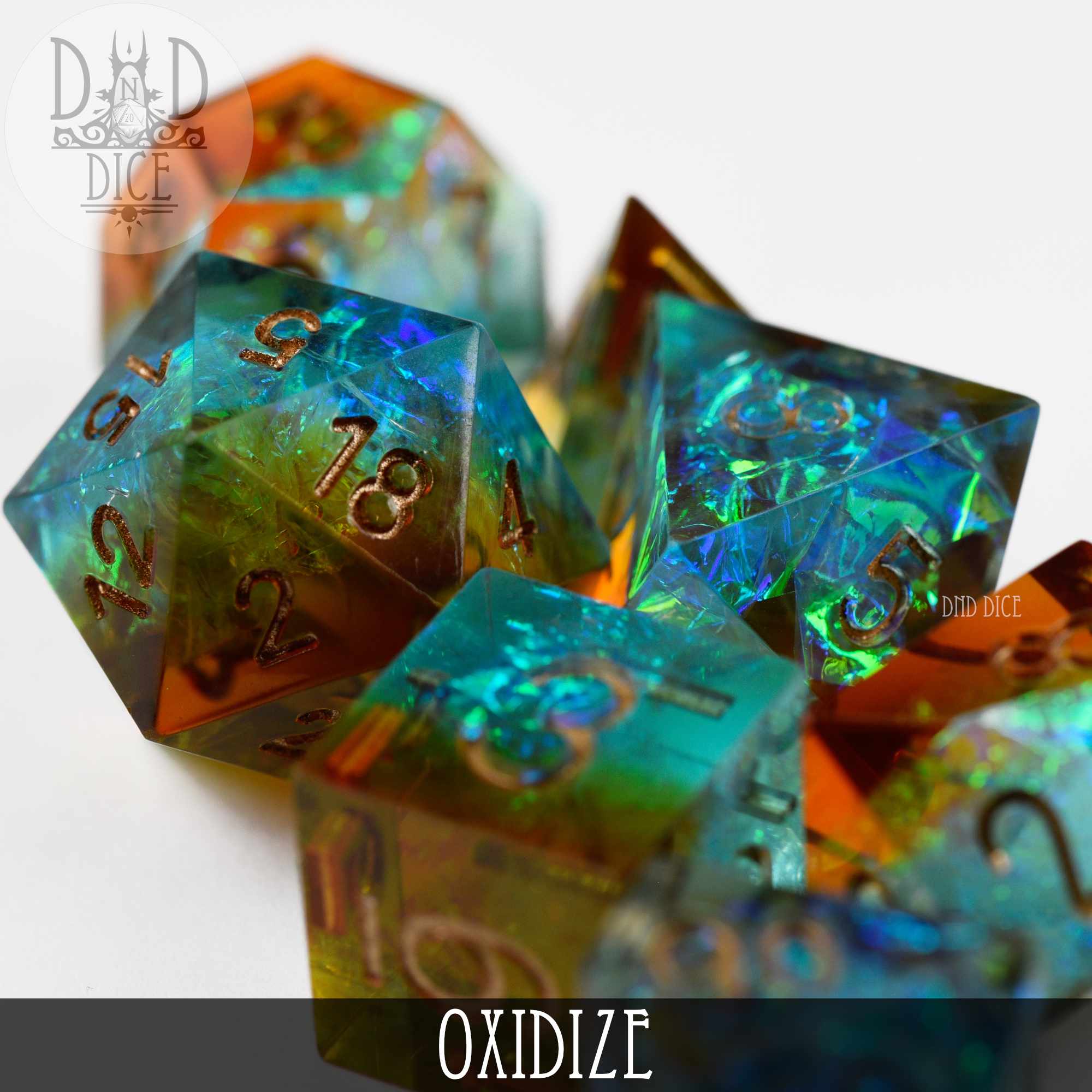 Oxidize Handmade Dice Set
