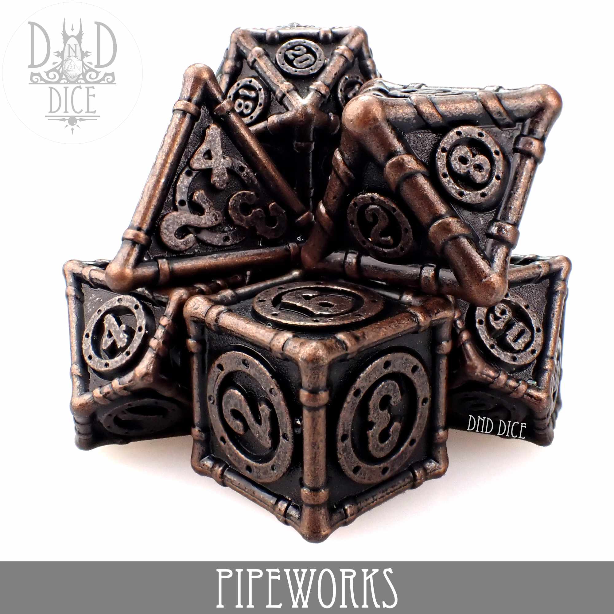 Pipeworks Metal Dice Set