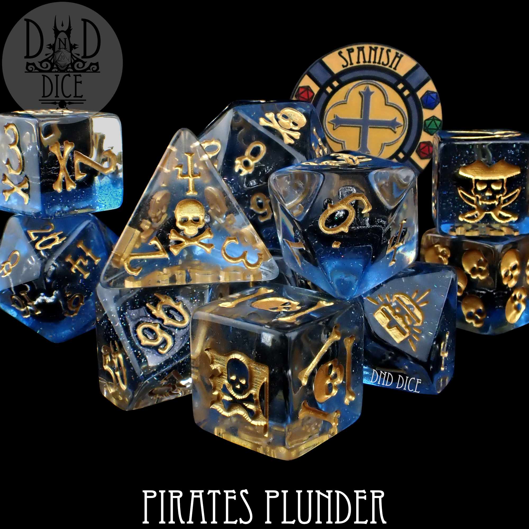 Pirates Plunder 11 Dice Set