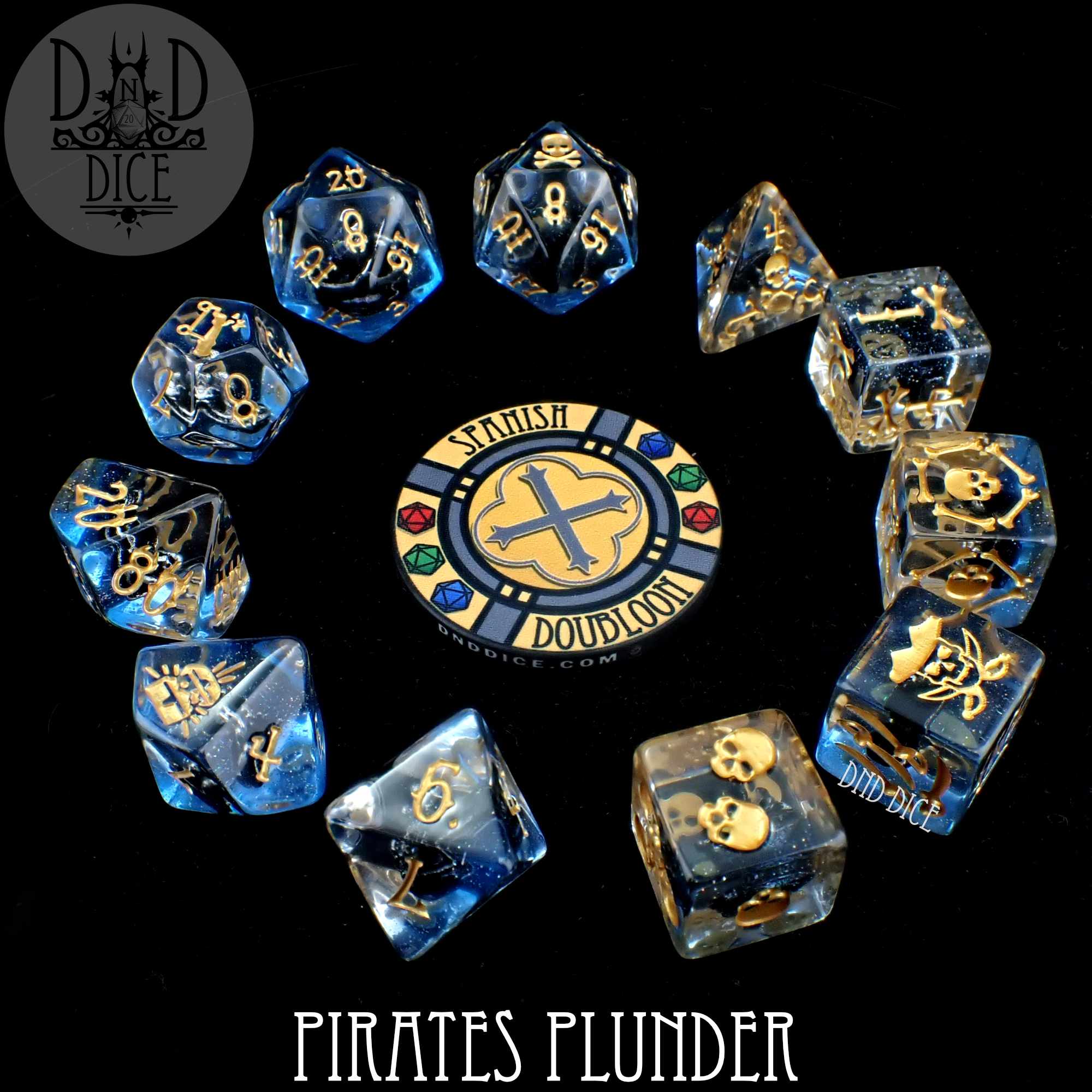 Pirates Plunder 11 Dice Set
