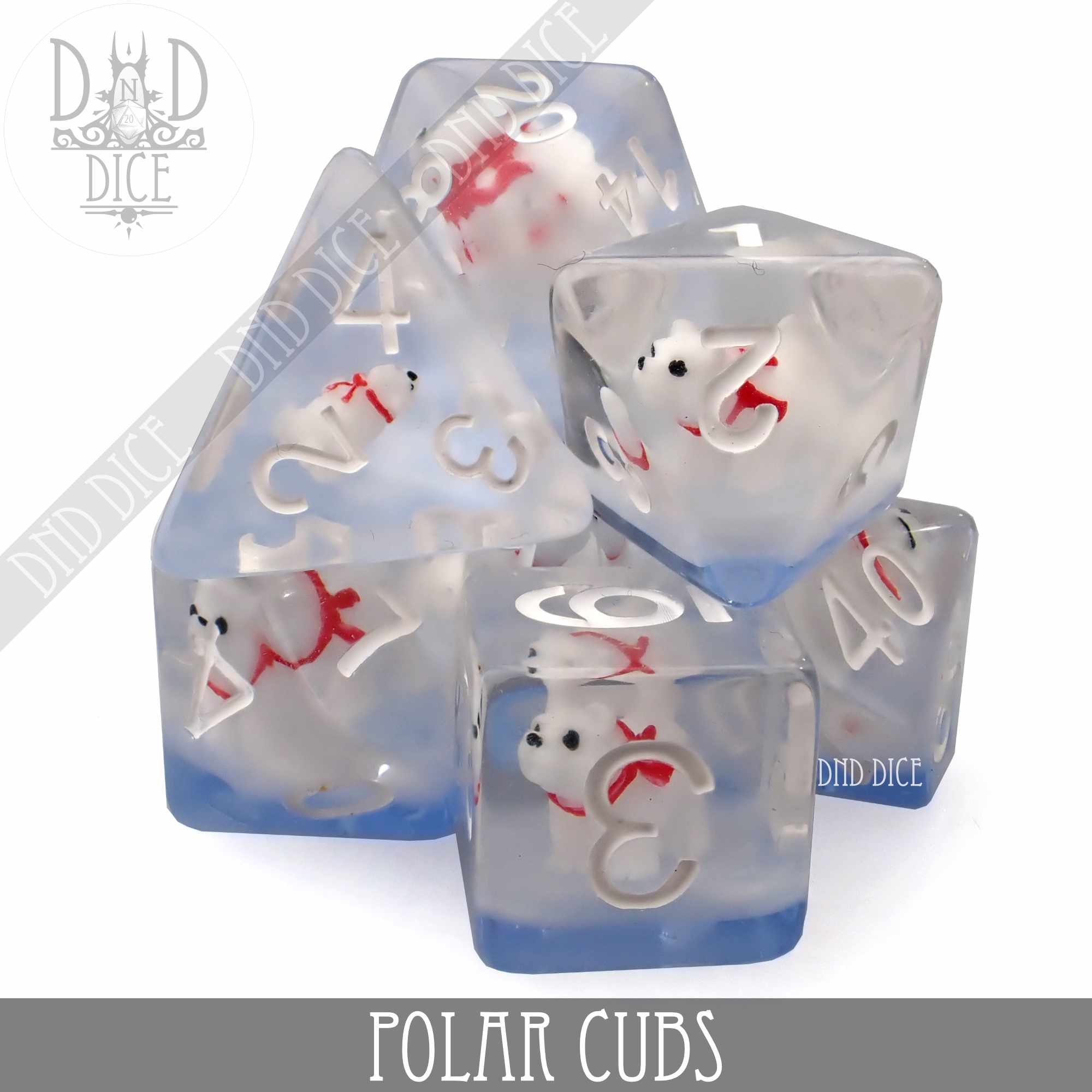 Polar Cubs Dice Set