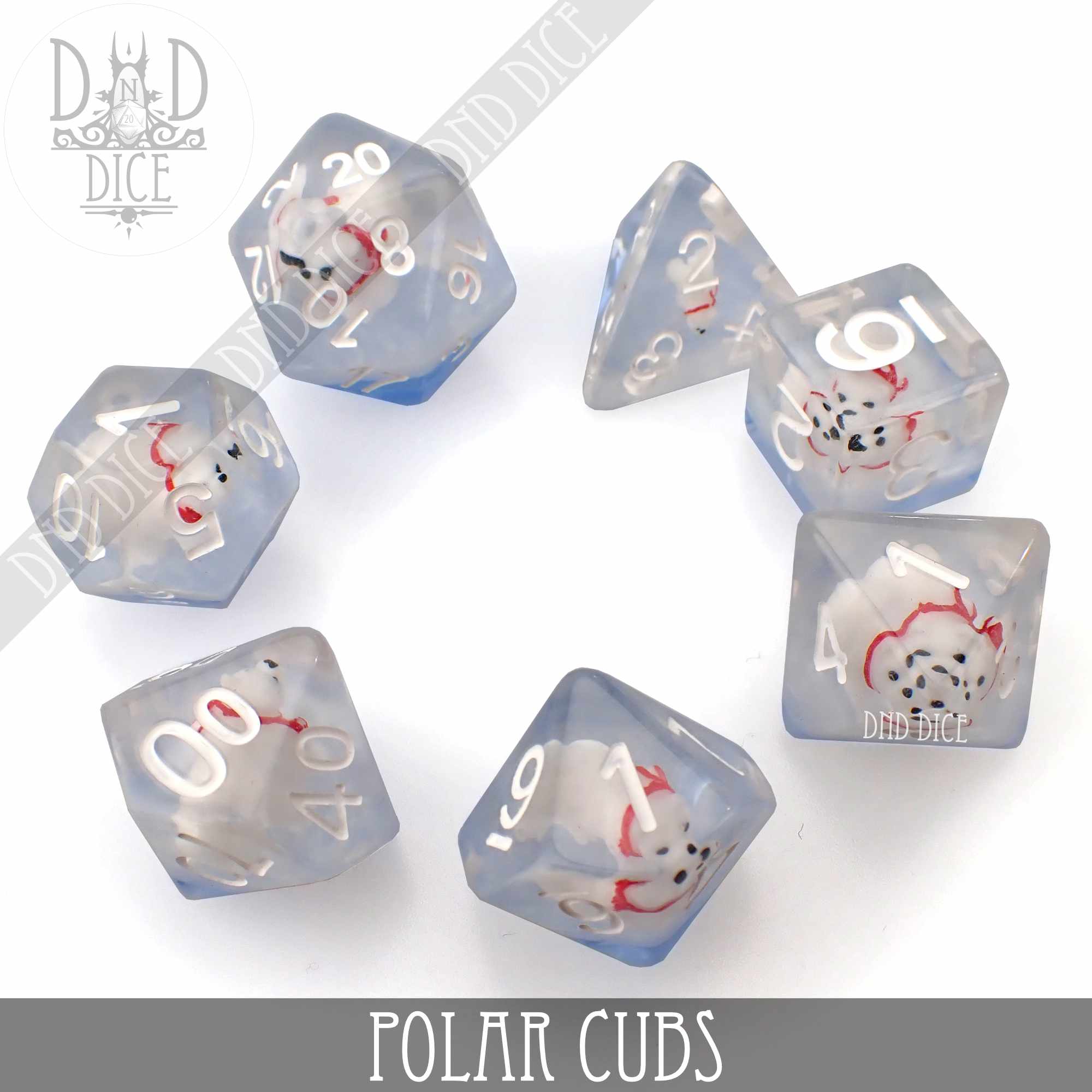 Polar Cubs Dice Set