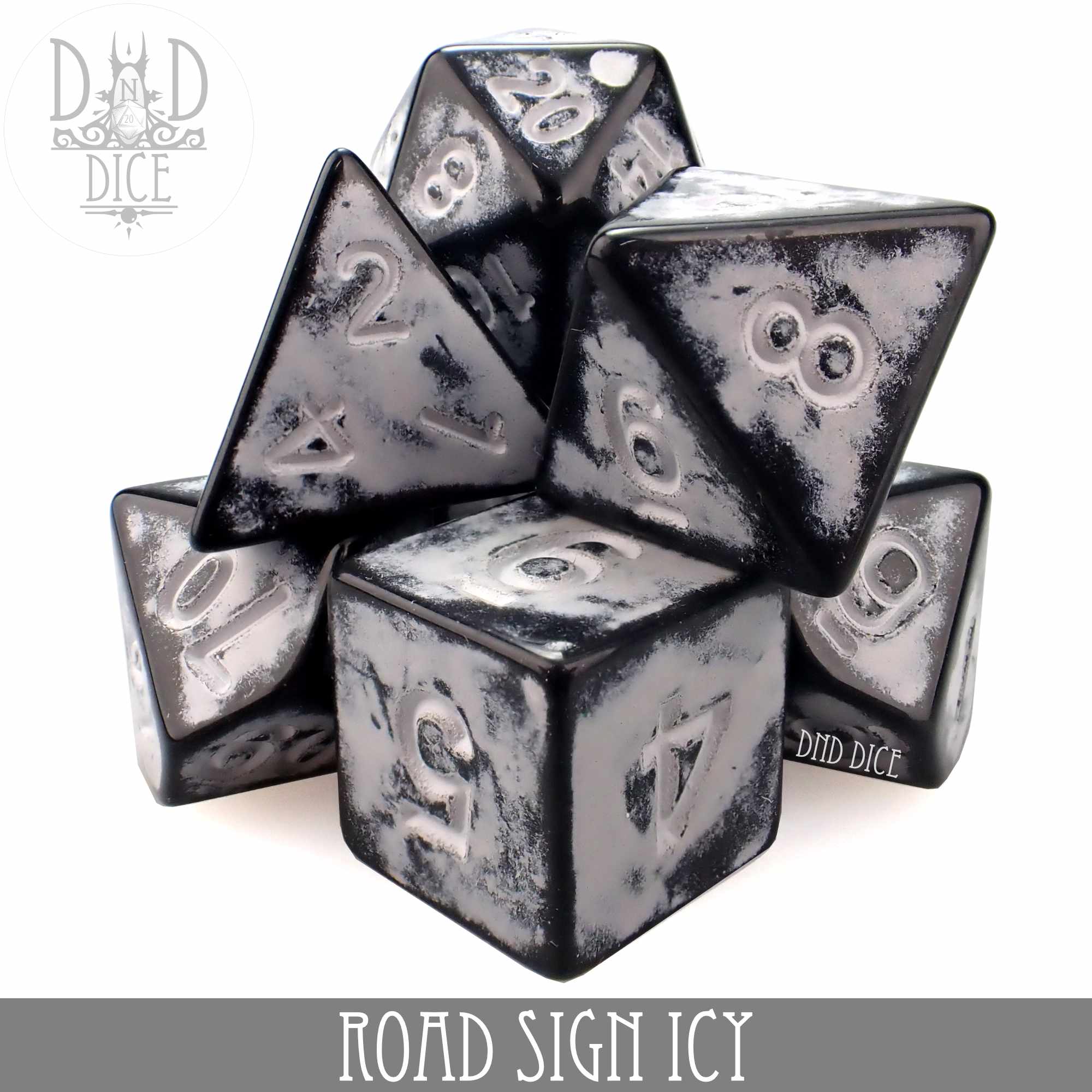 Road Sign Icy Dice Set