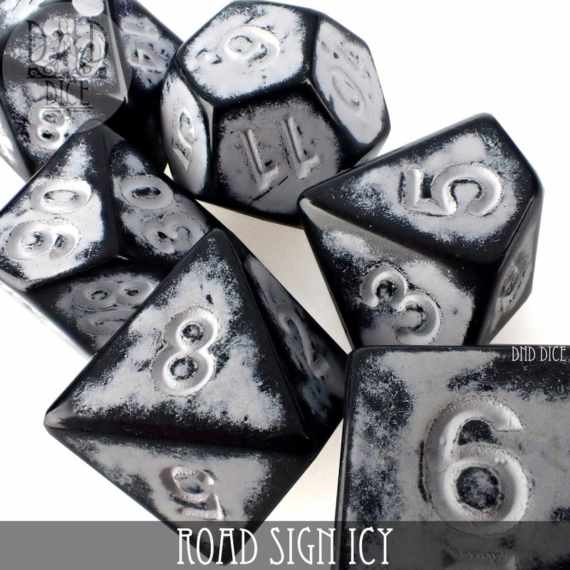 Road Sign Icy Dice Set