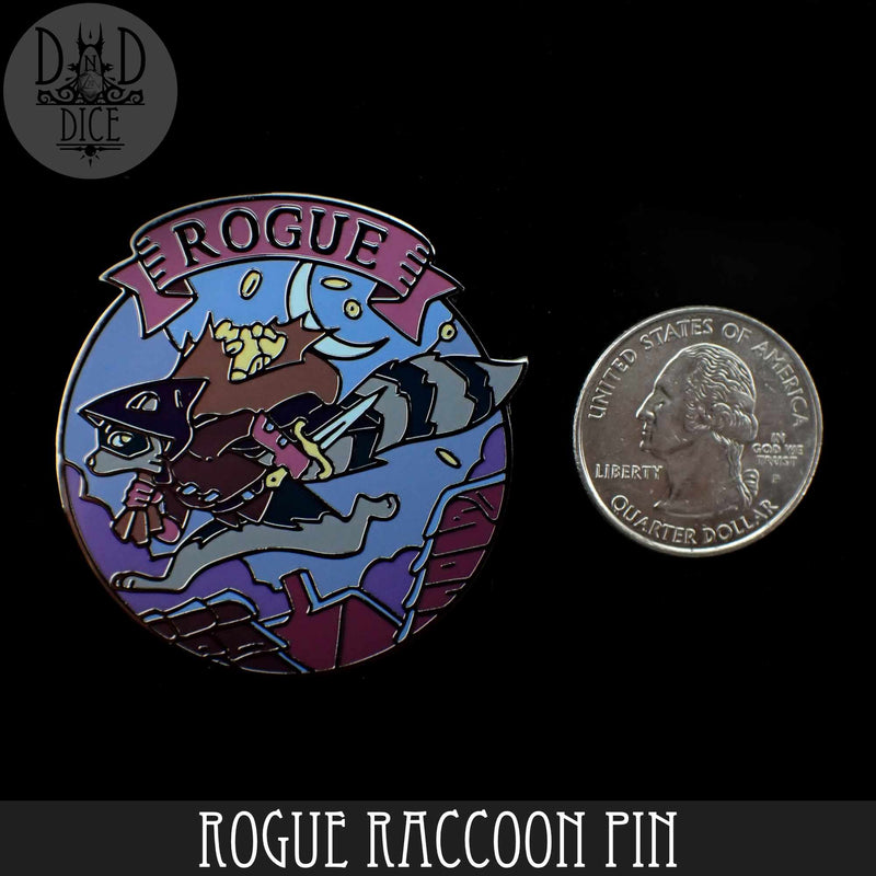 Rogue Raccoon Enamel Pin