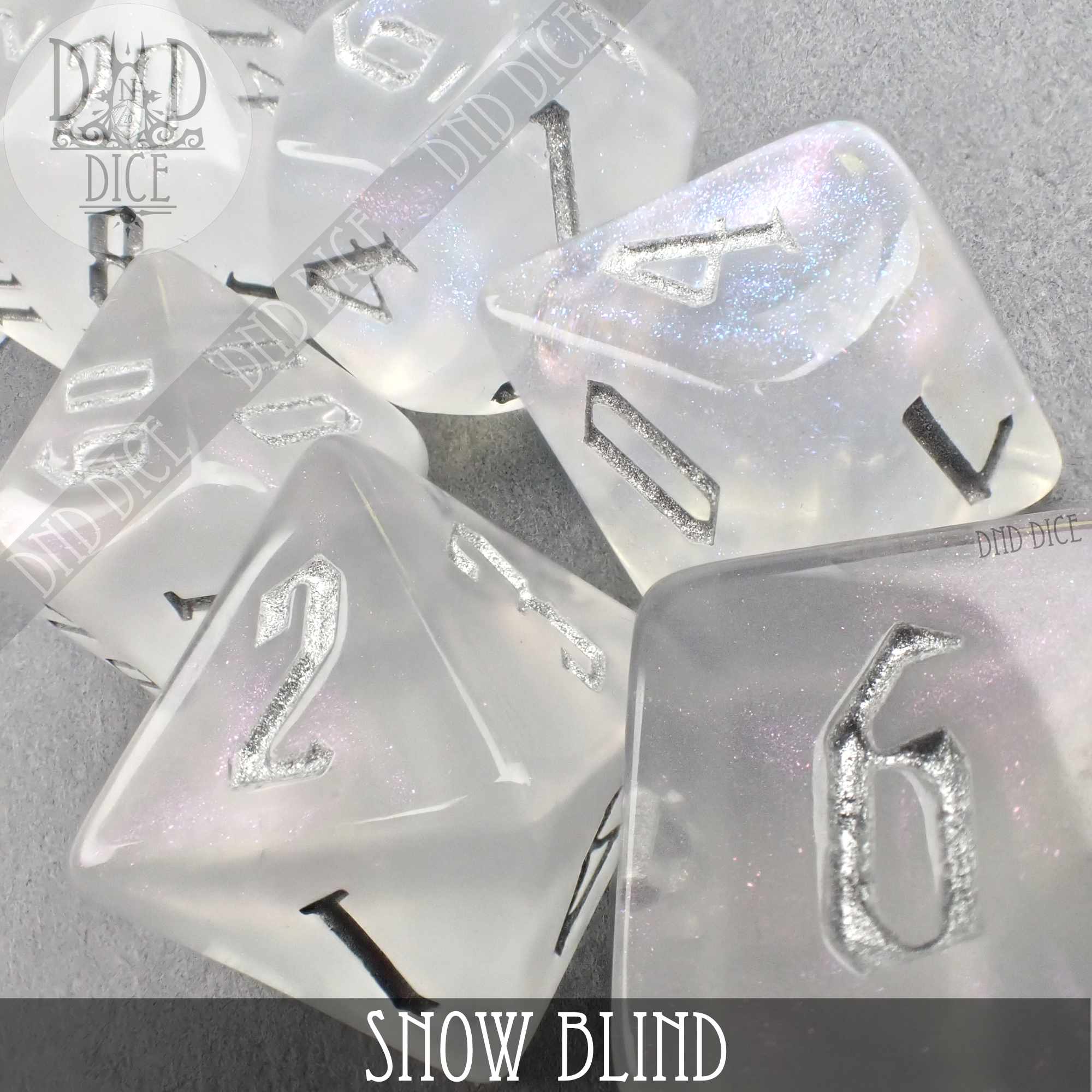 Snow Blind Dice Set