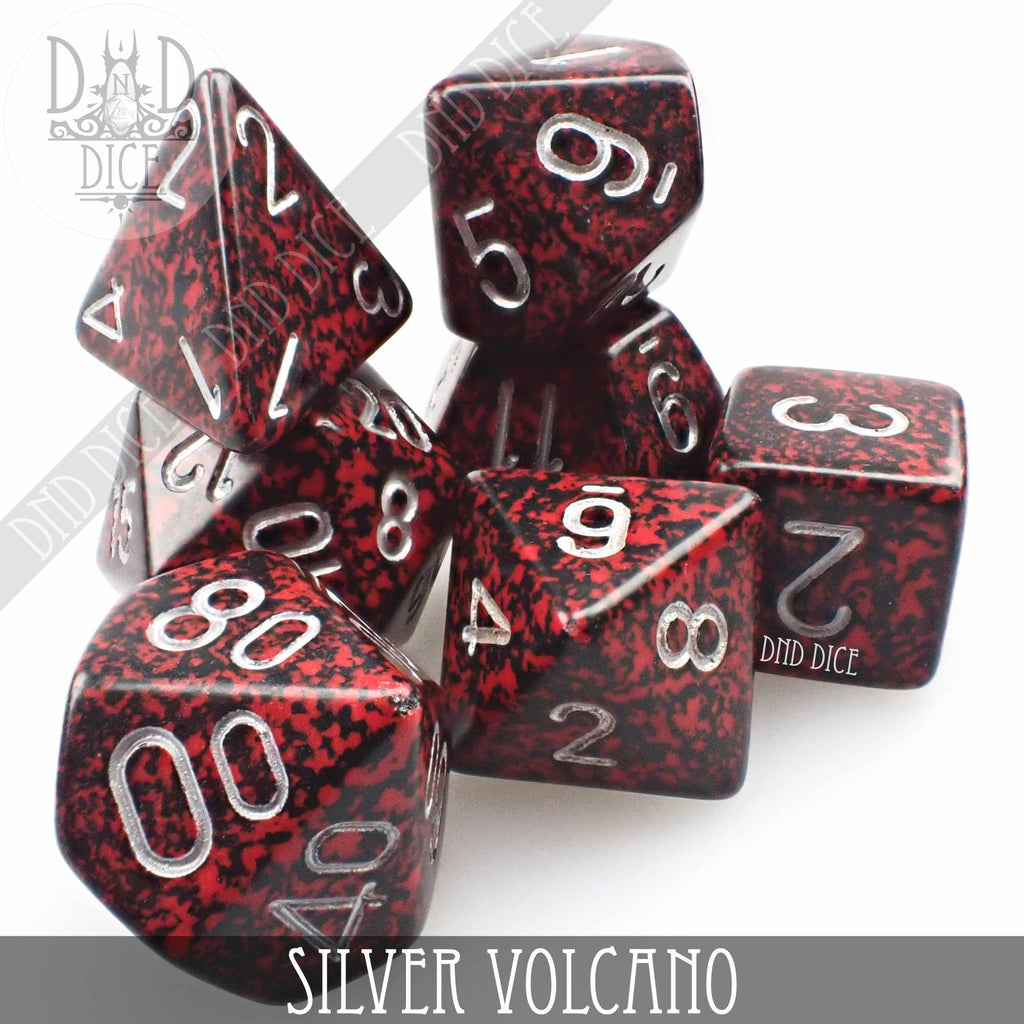 Red Volcano Set Silver Volcano Build Your Own Set