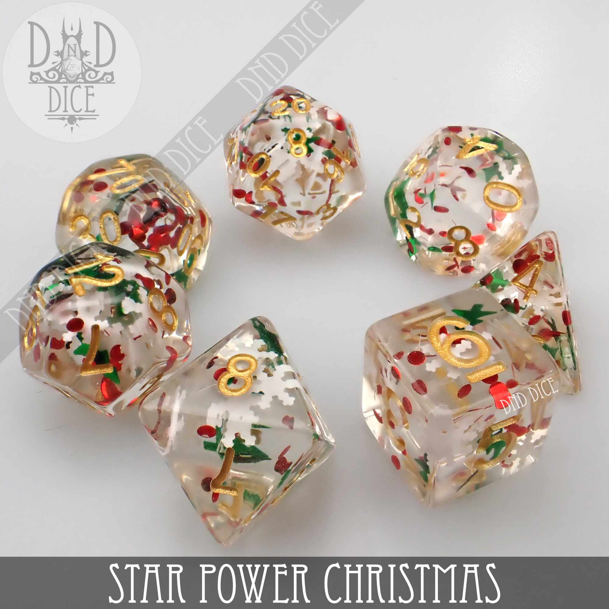 Star Power Christmas Dice Set