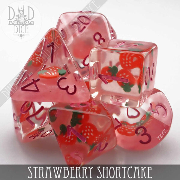 Strawberry Shortcake Dice Set