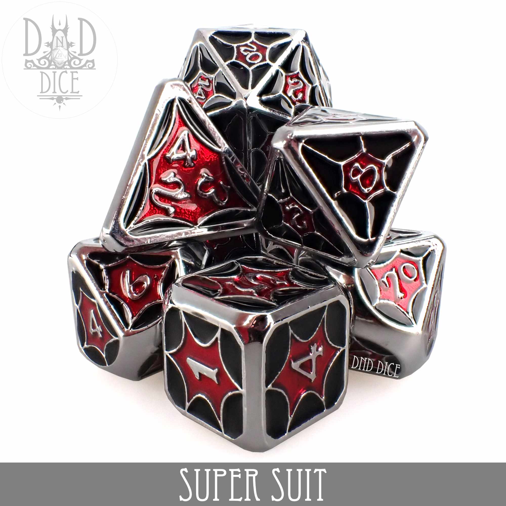 Super Suit Metal Dice Set