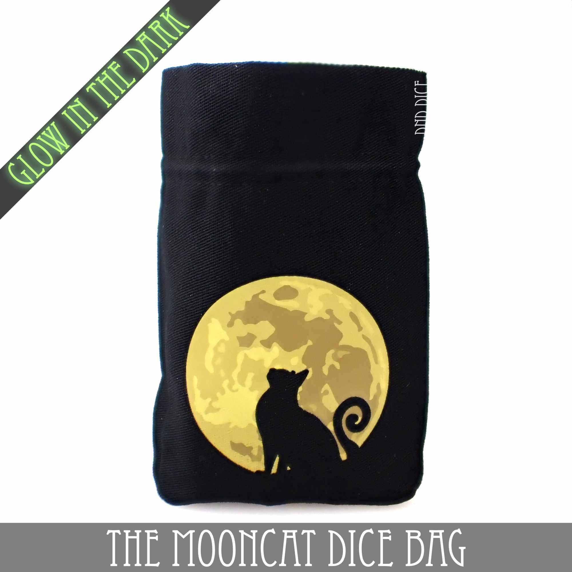 The Mooncat Dice Bag (Glow)