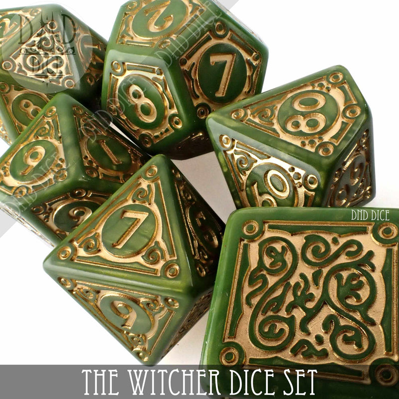 The Witcher Dice Set and Coin - Triss