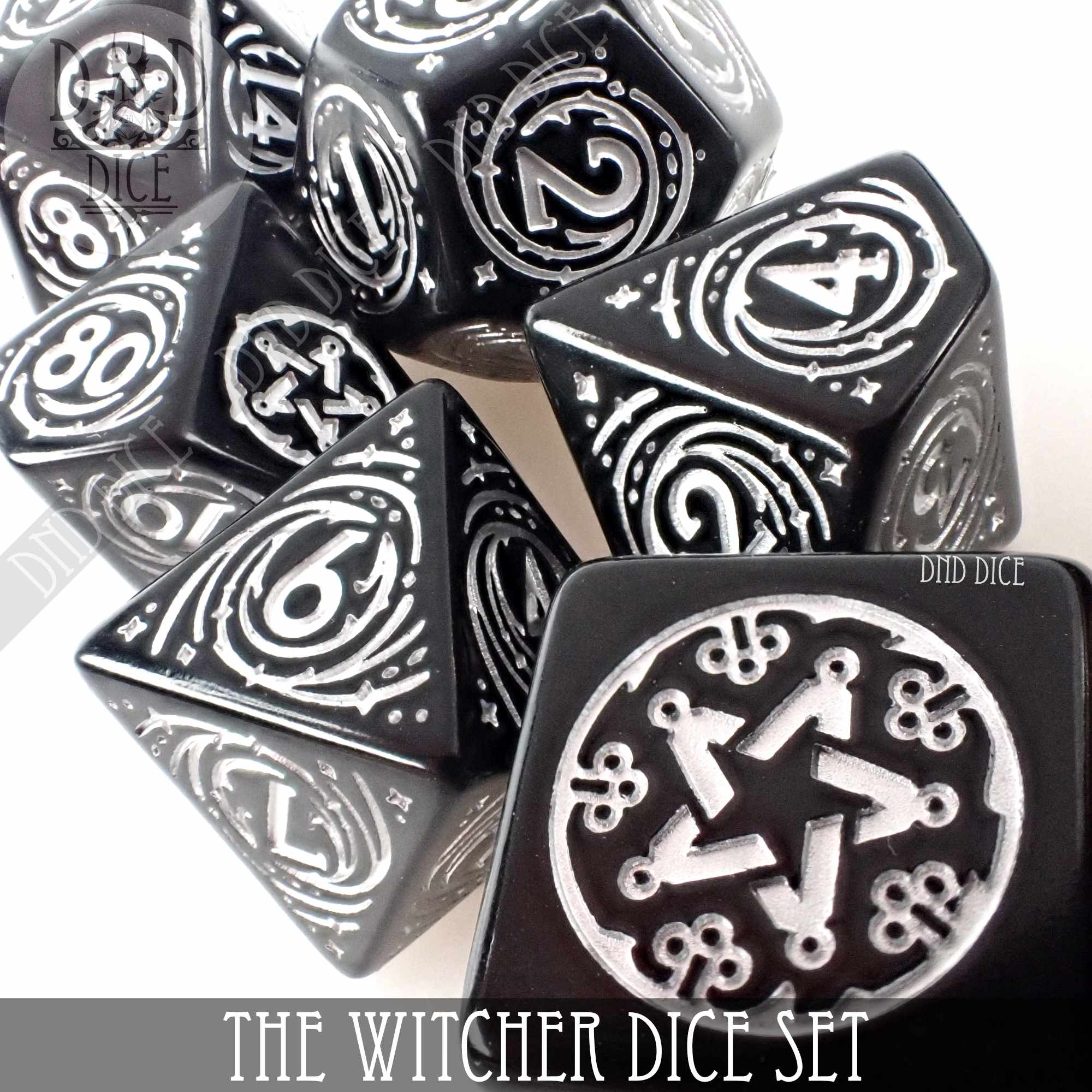 The Witcher Dice Set and Coin - Yennefer