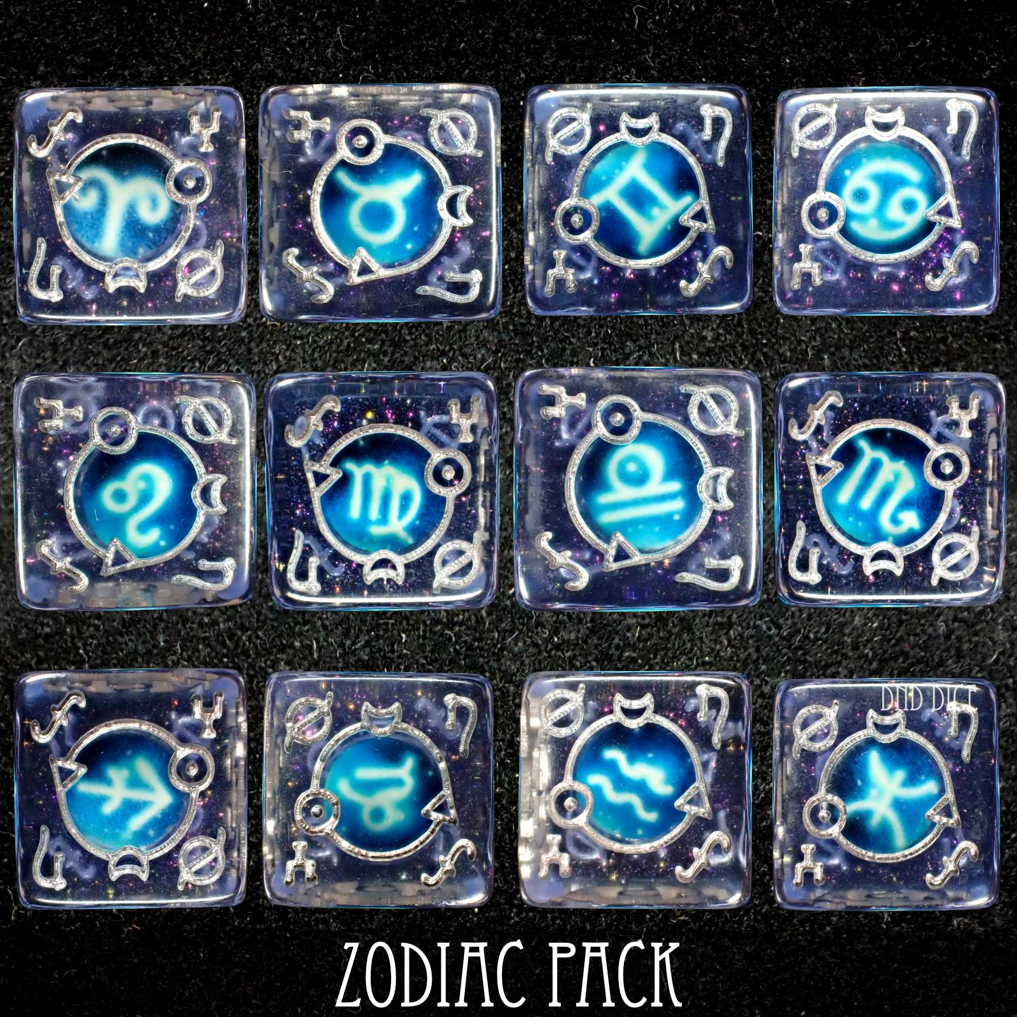 Zodiac Pack 12 Dice Set (Gift Box)